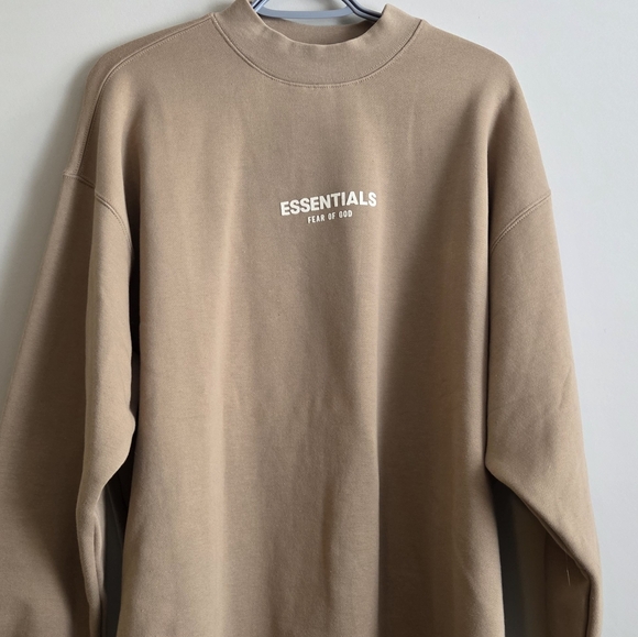 Fear Of God Essentials Crewneck Sweatshirt Oversized Fit Small Unisex Men Women - Picture 3 of 7